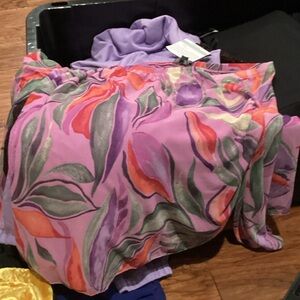 Vibrant Floral Women's Blouse